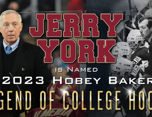 Jerry York Named Hobey Baker “Legend of College Hockey” 